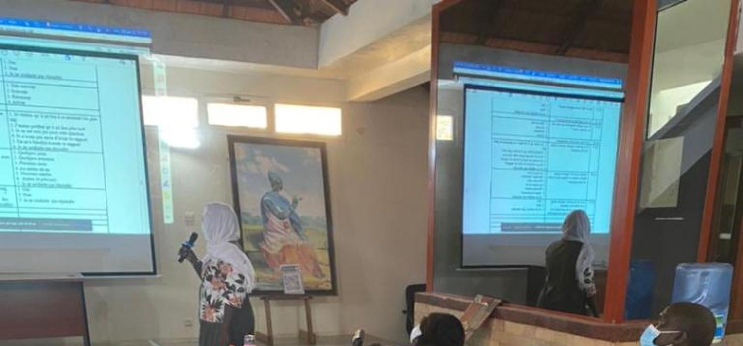 Projet SANSAS: Formation des formateurs