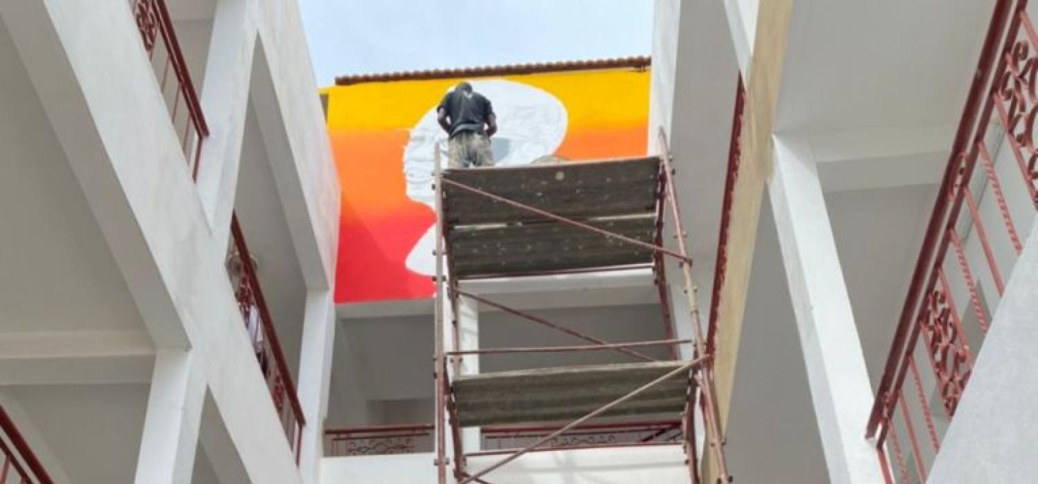Fresque au LARTES-IFAN