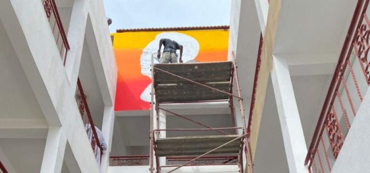 Fresque au LARTES-IFAN
