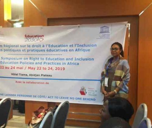 Symposium Régional sur le droit à l’Education et l’Inclusion dans les politiques et pratiques de l’éducation en Afrique