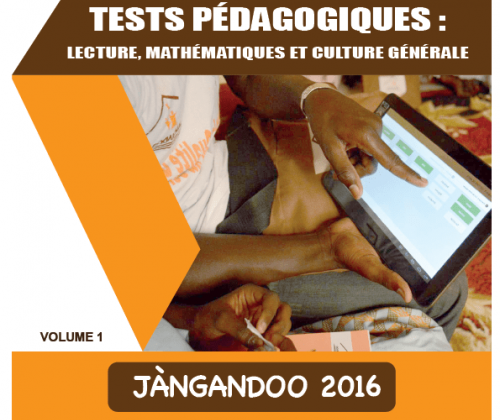 Tests pédagogiques en Français Jàngandoo 2016