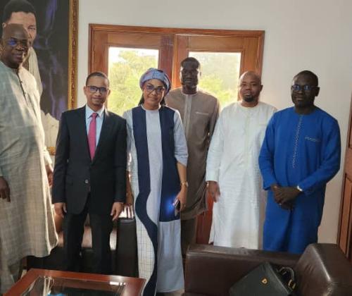 Passage d'Ahmat Jiloud, ministre de l'économie et des finances du Niger.